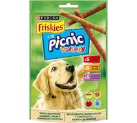 PURINA FRISKIES Picnic Snack per Cani Adulti con Formaggio e Manzo 8 Confezioni da 126g