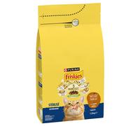 PURINA Friskies Sterilizzati Pollo e Tacchino con Verdure Crocchette gatto - Set %: 3 x 1,5 kg