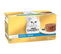 PURINA GOURMET GOLD TORTINI TONNO/SALMONE 85GR X4