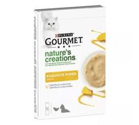 Purina Gourmet Nature's Creations Exquisite Puree snack per gatti 5 x 10 g - Pollo e zucca - 1° ORDINE? scegli lo sconto BZR5 / BZR20 + 200 punti fedeltà