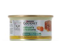 Purina Gourmet Nature's Creations Mousse Pollo e Carote - Purina Gourmet Nature's Creations Mousse Pollo e Carote - Lattina da 80 Gr - CONFEZIONE RISPARMIO