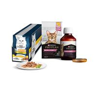 Purina Gourmet Perle Filettini in Salsa Pollo 26x85g + Pro Plan Supplements Skin&Coat+ Gatto 150 ml
