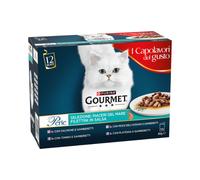 Purina Gourmet Perle selezionate Filettini in salsa multipack 12x85 gr - Piaceri del Mare - 1° ORDINE? scegli lo sconto BZR5 / BZR20 + 200 punti fedeltà