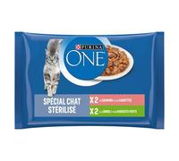 PURINA ONE 4 x 85 g - Sterilcat Salmone e Tacchino