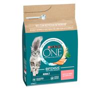 Purina ONE Adult Salmone & Cereali integrali Crocchette per gatti - 2,8 kg