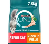Purina ONE Bifensis Crocchette Gatto Sterilizzato Pollo Sacco da 2,8kg