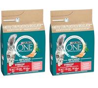 Purina ONE Bifensis Crocchette Gatto Sterilizzato Salmone, Sacco da 2,8kg (Confezione da 2)
