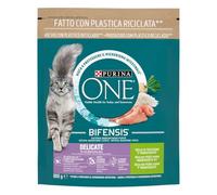 PURINA ONE Bifensis Delicate, Crocchette per Gatti, Tacchino, 800g