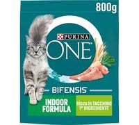 Purina One Bifensis Indoor Formula Crocchette Gatti Tacchino e Cereali 800g