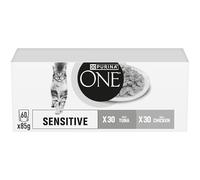 Purina ONE Bifensis Sensitive 60x85g Pollo e Tonno