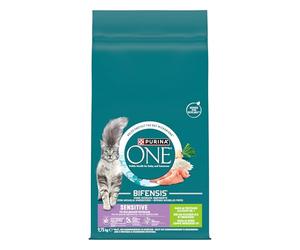 PURINA ONE Bifensis Sensitive Crocchette per Gatti Adulti con Tacchino e Riso Sacco da 9.75kg