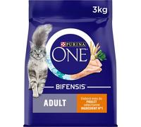 PURINA ONE | BIFENSIS | Speciale gatto adulto sterilizzato | Rafforza il sistema immunitario, migliora l'equilibrio del microbioma e aiuta a mantenere un sistema urinario sano | Pollo | Borsa |