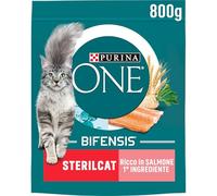 Purina One Bifensis Sterilcat Crocchette Gatti Sterilizzati Salmone e Frumento 800g