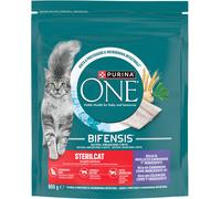 PURINA ONE Bifensis Sterilcat Crocchette Gatto Merluzzo e Frumento 800G