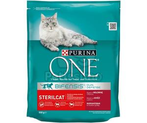 Purina One Bifensis Sterilcat crocchette per gatti con manzo 0,8 kg