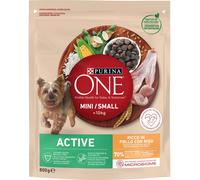 PURINA ONE Mini Active Pollo e Riso Crocchette per cani - 800 g