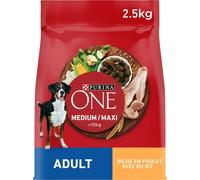PURINA ONE Medium/Maxi Adult Pollo Crocchette per cane - 2,5 kg