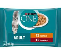 Purina One Cat Busta Multipack 4x85G POLLO E MANZO