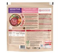 Purina One Sensitive Mini/Small Cibo per cani con salmone e riso 1,5 kg