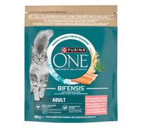 Purina One crocchette per gatti con salmone e cereali integrali 0,8 kg