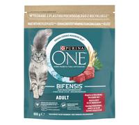 Purina One crocchette per gatti ricco di manzo e cereali integrali 0,8 kg