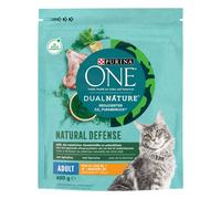 Purina ONE Dual Nature Pollo con Spirulina Crocchette per gatto - Set %: 4 x 650 g