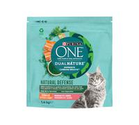 Purina ONE Dual Nature Sterilized Salmone con Spirulina Crocchette per gatti - Set %: 3 x 1,4 kg