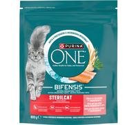Purina One Bifensis Sterilcat Crocchette Gatti Sterilizzati Salmone e Frumento 800g