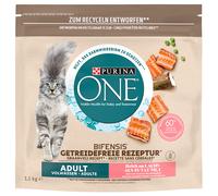 PURINA ONE Grain Free Adult Salmone Crocchette per gatto - 1,1 kg