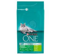 Purina One Indoor Formula crocchette per gatti con tacchino e cereali integrali 1,5 kg