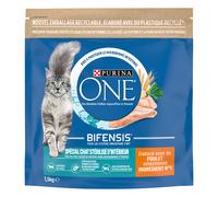 PURINA ONE Indoor Sterilized Cat Chicken, cereali integrali Crocchette per gatto - 1,5 kg