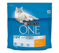 PURINA ONE Indoor Sterilized Cat Chicken, cereali integrali Crocchette per gatto - 1,5 kg