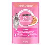 Purina One Junior con salmone e carote 85g