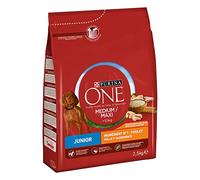 PURINA ONE MEDIUM/MAXI > 10kg Crocchette Cane Junior Ricco in Pollo con Riso - 2,5kg