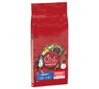 PURINA ONE Medium/Maxi Adult Manzo e Riso Crocchette per cane - 12 kg
