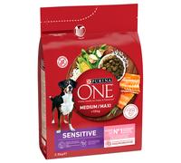 PURINA ONE Medium/Maxi Sensitive Salmone Crocchette per cane - 2,5 kg