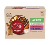 PURINA ONE Mini Active Manzo & Anatra Umido per cane - 10 x 85 g