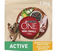PURINA ONE Mini Active Pollo e Riso Crocchette per cani - 9 kg