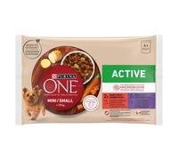 Purina One Mini bustine con manzo e anatra per cani adulti piccoli 4 x 85 g