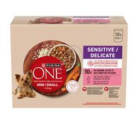 Purina One Mini bustine con salmone per cani adulti piccoli 10 x 85 g