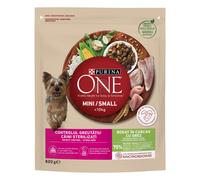 Purina One Mini crocchette per cani adulti con tacchino e riso 800 g