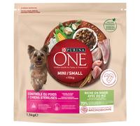 PURINA ONE Mini Weight Control / Sterilised Tacchino e Riso per cane - Set %: 2 x 9 kg