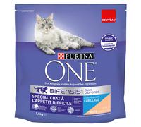 PURINA ONE Selective Palate Merluzzo e Trota Crocchette per gatti - Set %: 4 x 1,5 kg