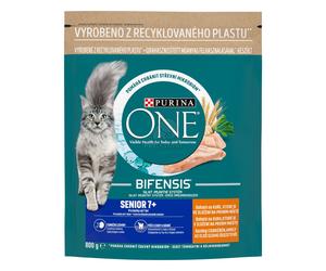 Purina One Senior crocchette per gatti con pollo e cereali integrali 800 g