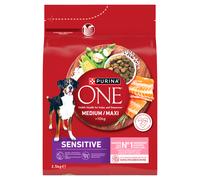PURINA ONE Medium/Maxi Sensitive Salmone Crocchette per cane - 2,5 kg