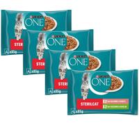 Purina One Sterilcat Busta KIT RISPARMIO SALMONE E TACCHINO 16X85G