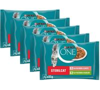 Purina One Sterilcat Busta KIT RISPARMIO SALMONE E TACCHINO 20X85G