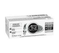 Purina ONE Bifensis Sterilcat 60x85g Pollo, Manzo, Salmone, Tacchino