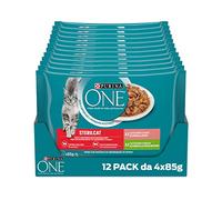 Purina One Sterilcat Filettini Salmone Tacchino 48x85g Gatti Sterilizzati