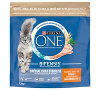 PURINA ONE Sterilised Senza cereali al Pollo Crocchette per gatti - 1,5 kg